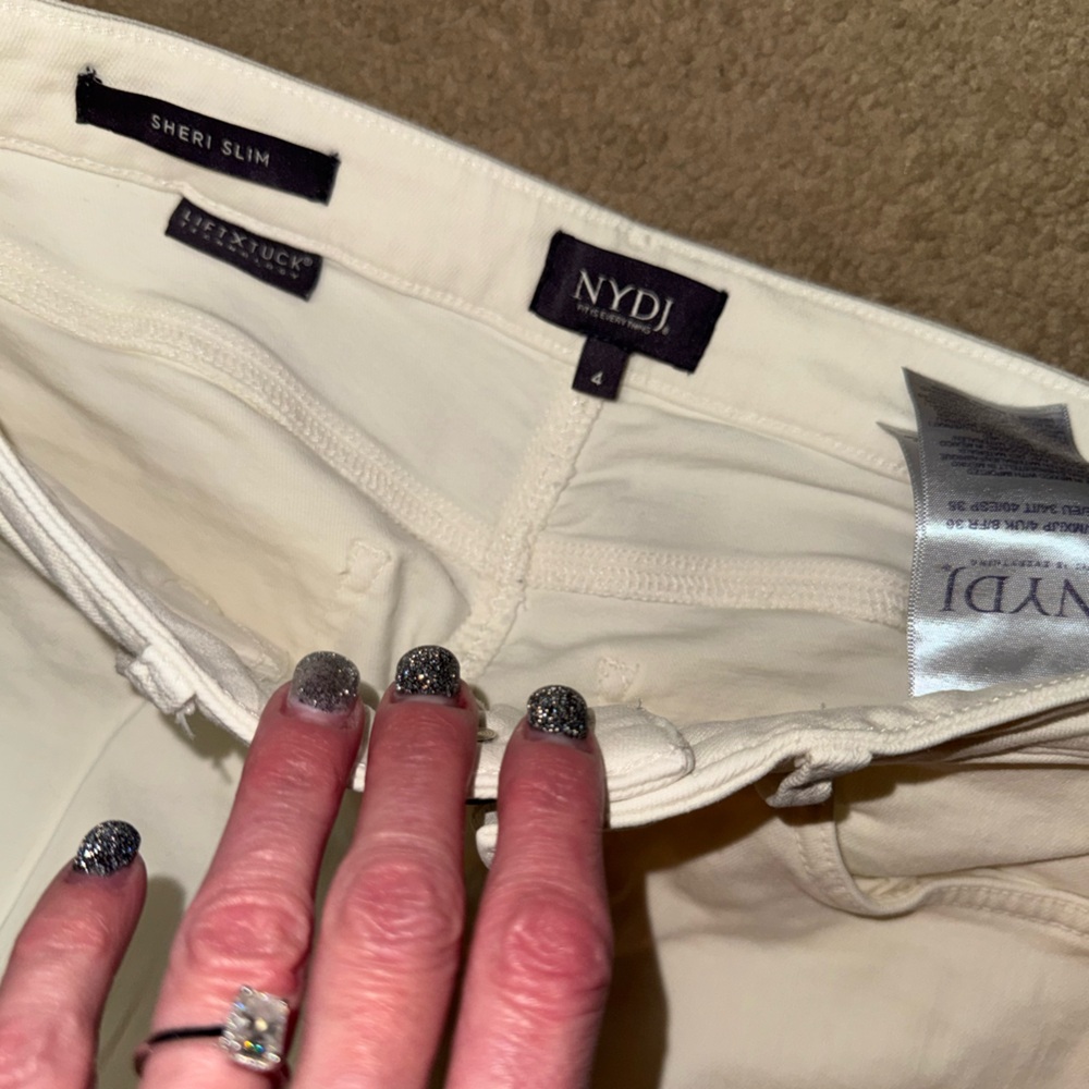 NYDJ Cream Pants - Picture 2 of 3